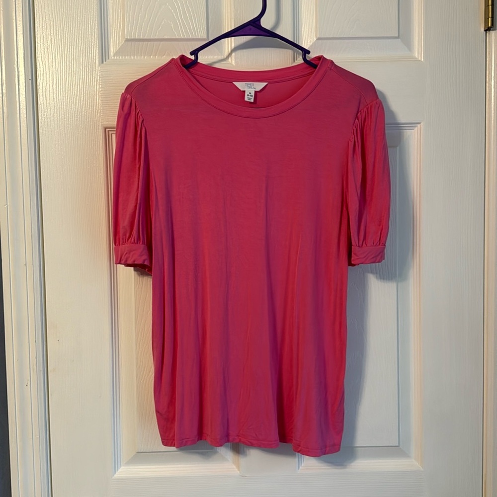 2/$10🌟Time and Tru puff sleeve t-shirt